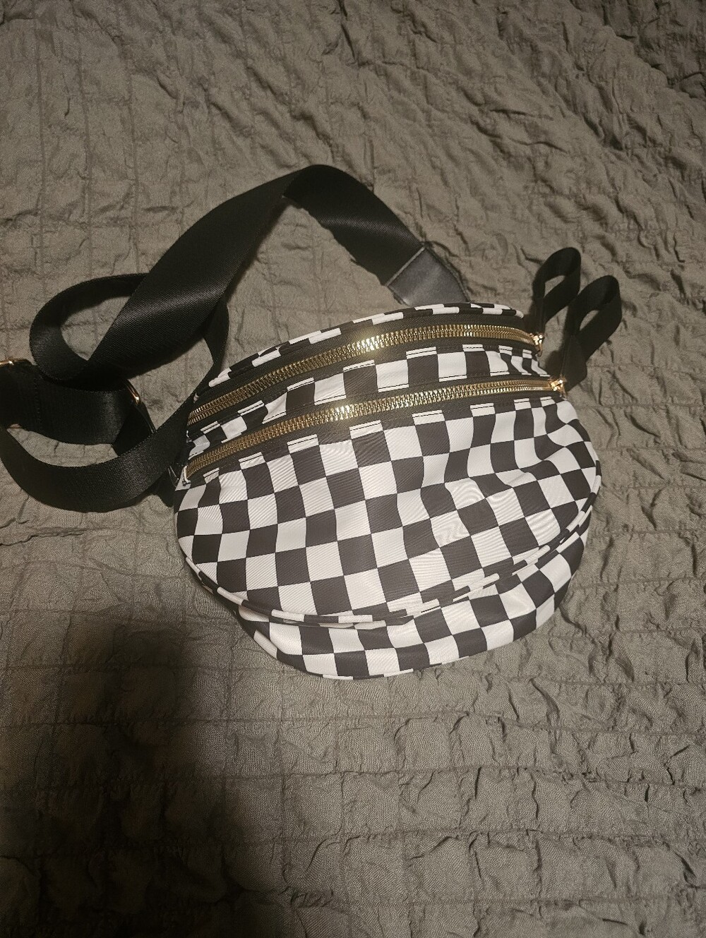 Checkered Purse